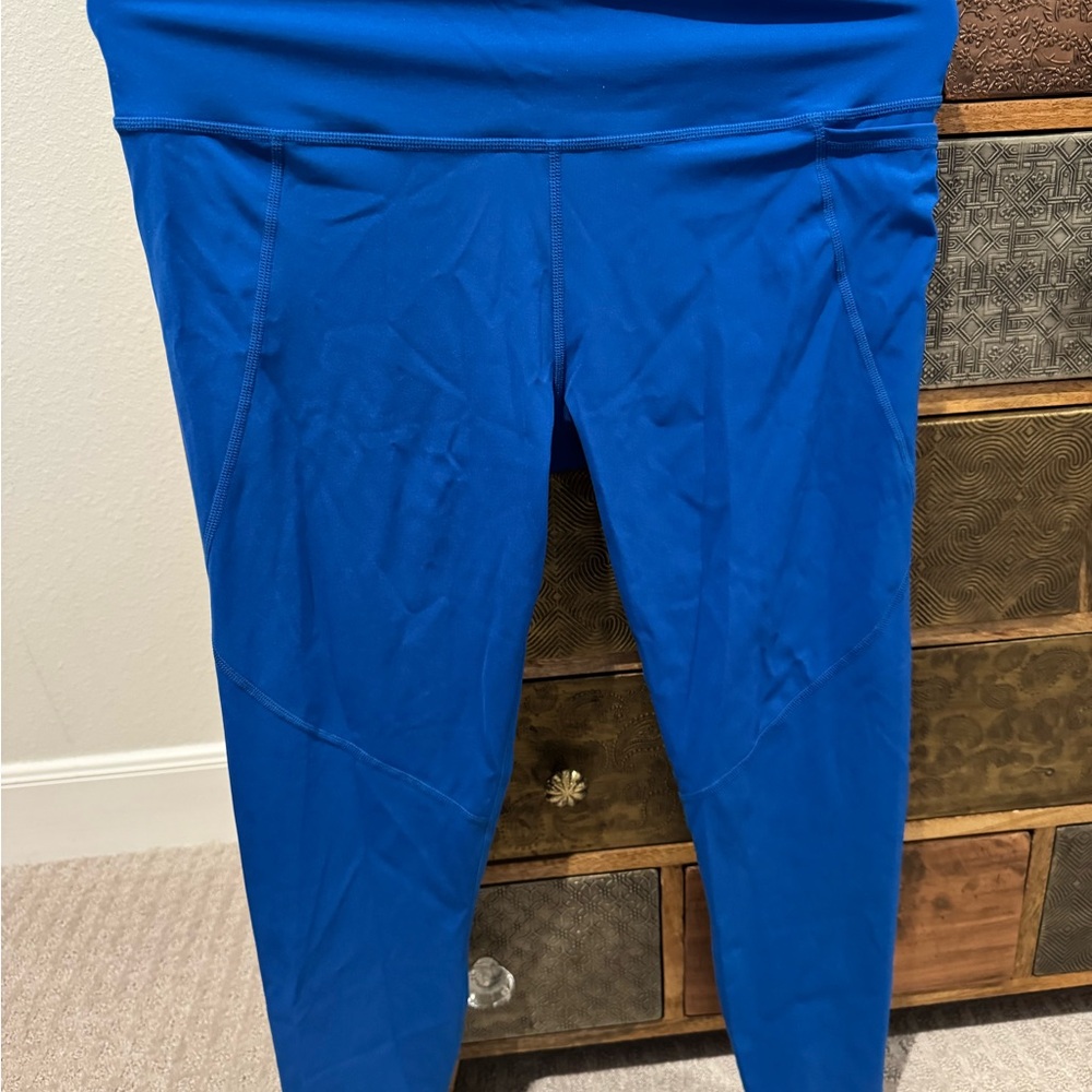 Sweaty Betty 7/8 Power Blue Leggings
